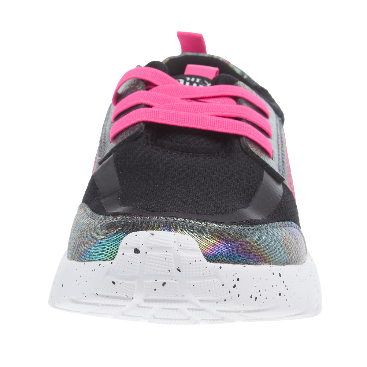 Hey Dude Youth Sirocco Play Brights Black and Pink Casual Shoe