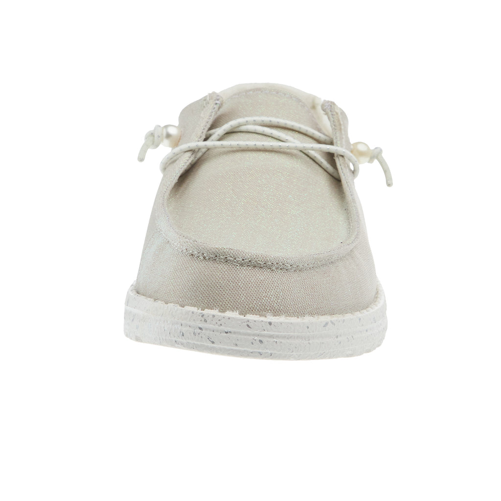 Hey Dude Womens Wendy Celestial Shine Ivory Shoe