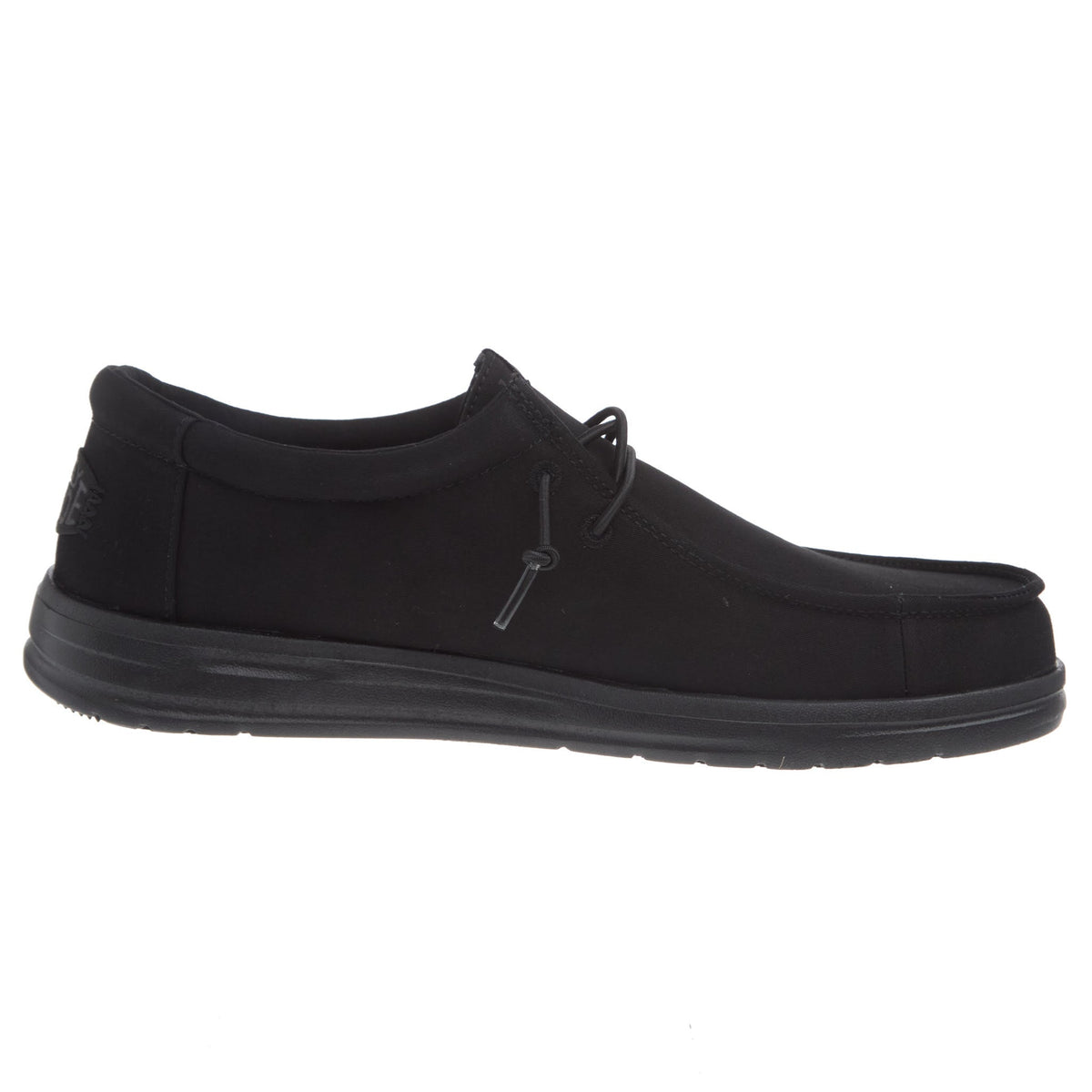 Hey Dude Men's Triple Black Wally Work Casual Shoe