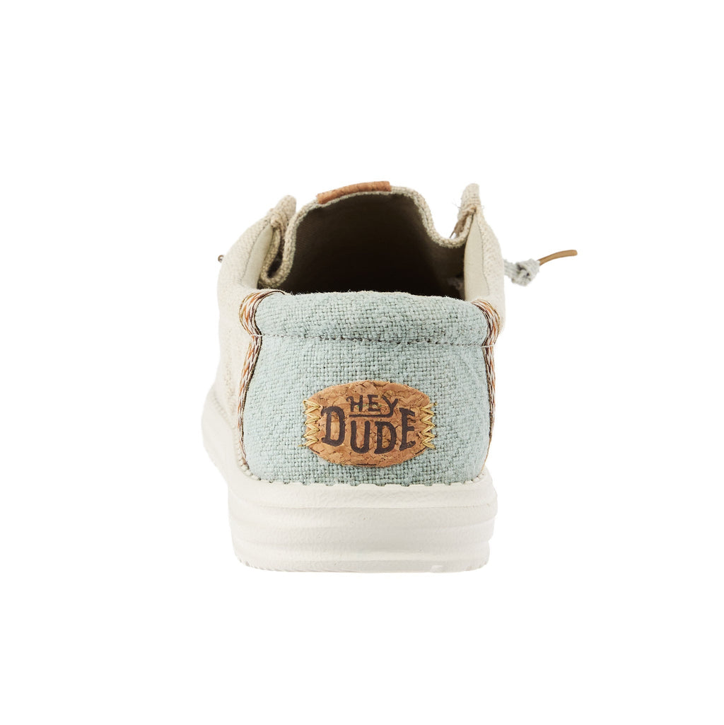Hey Dude Men`s Stone Grey Wally Jute Casual Shoe