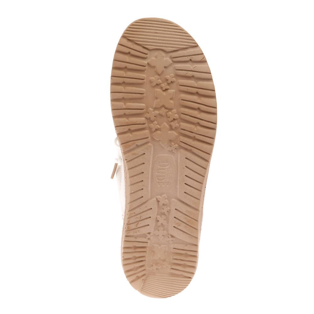Hey Dude Men`s White Wally Funk Woven Jacquard Casua
