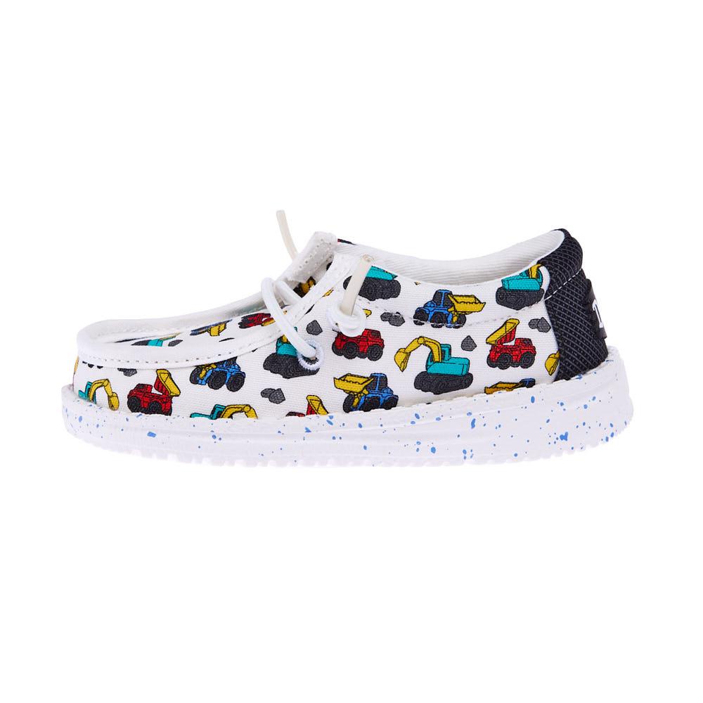 Hey Dude Toddler Wally White and Multicolor Trucks