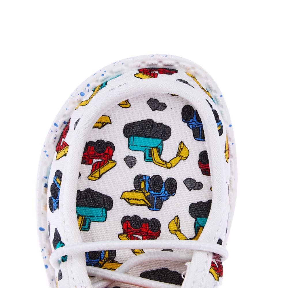 Hey Dude Toddler Wally White and Multicolor Trucks