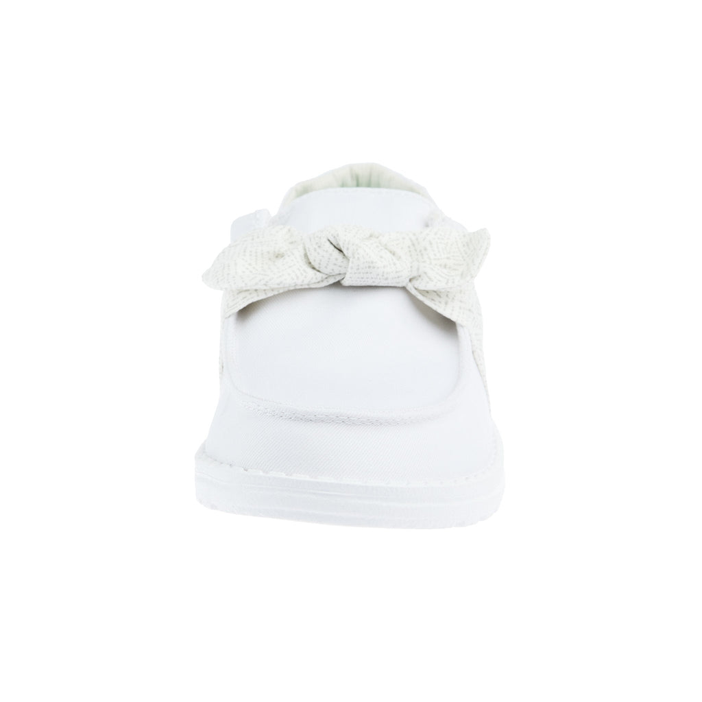 Hey Dude Women`s White Wendy Bow Casual
