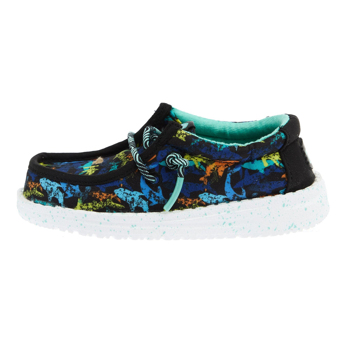 Hey Dude Wally Toddler Multicolor Sharks Slip-On