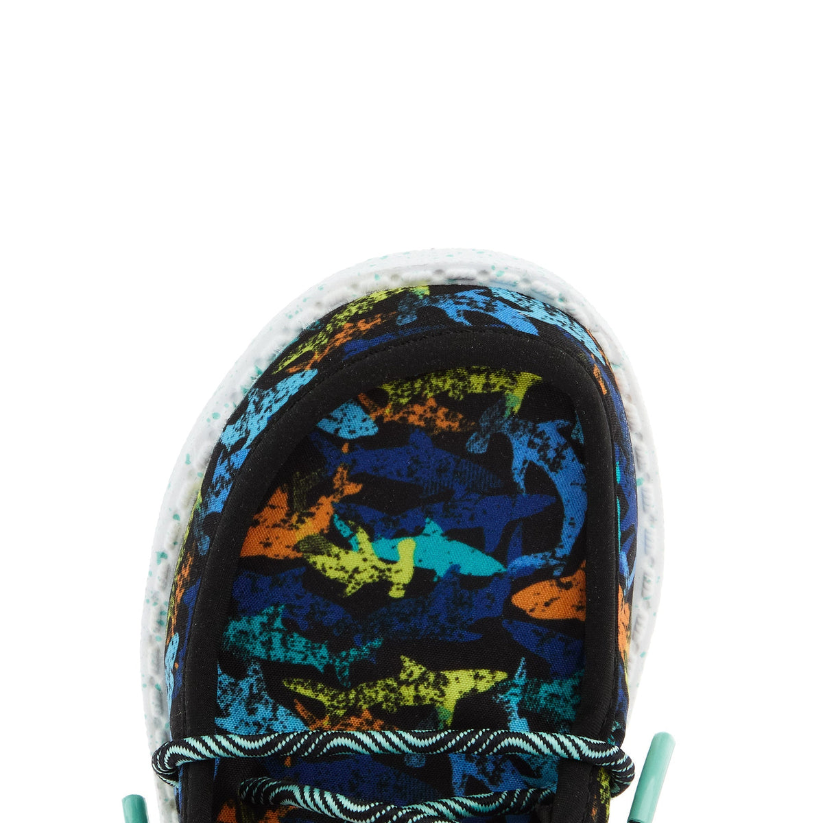 Hey Dude Wally Toddler Multicolor Sharks Slip-On
