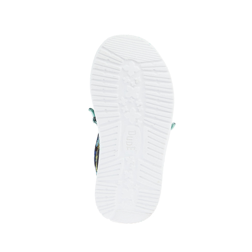 Hey Dude Wally Toddler Multicolor Sharks Slip-On