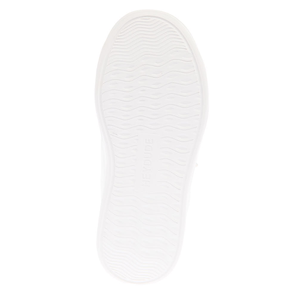 Hey Dude Toddler's Karina Duo Ivory and Iridescent Classic Sneaker