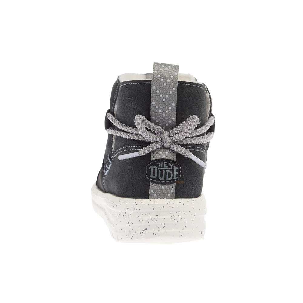 Hey Dude Youth Black Camden Bow Cozy Boot