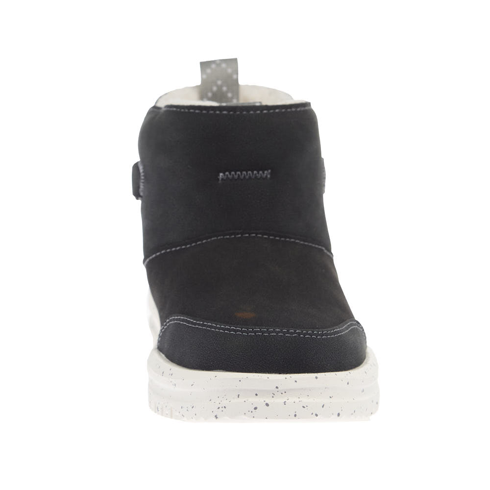 Hey Dude Youth Black Camden Bow Cozy Boot