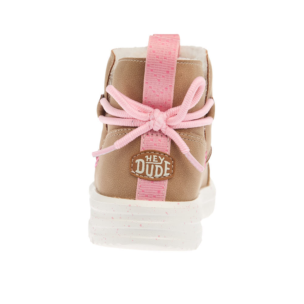 Hey Dude Youth Chestnut Camden Bow Cozy Boot