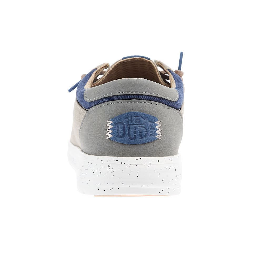 Hey Dude Mens Doeskin Paul Washed Nylon Casual Shoe
