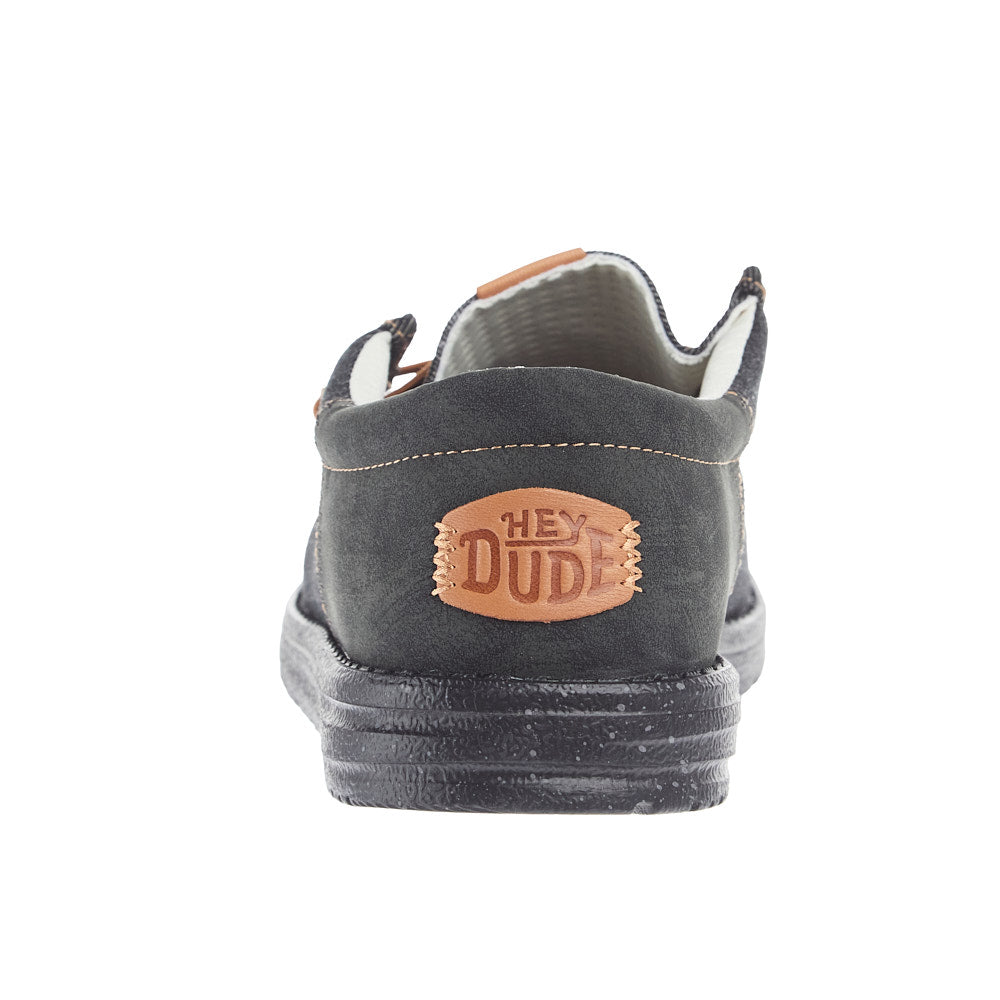 Hey Dude Men's Wally Funk Denim Black Casual