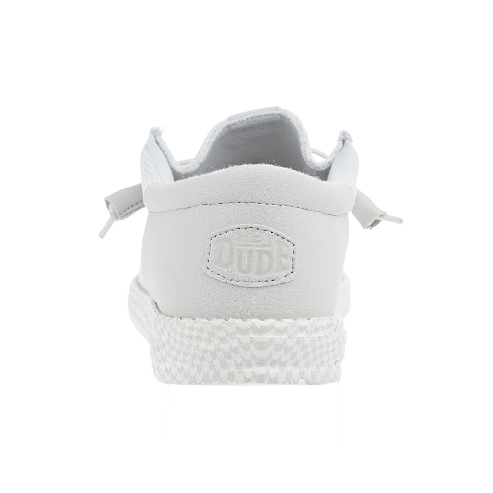 Hey Dude Mens Grey Wally Funk Warped Geo Casual Shoe