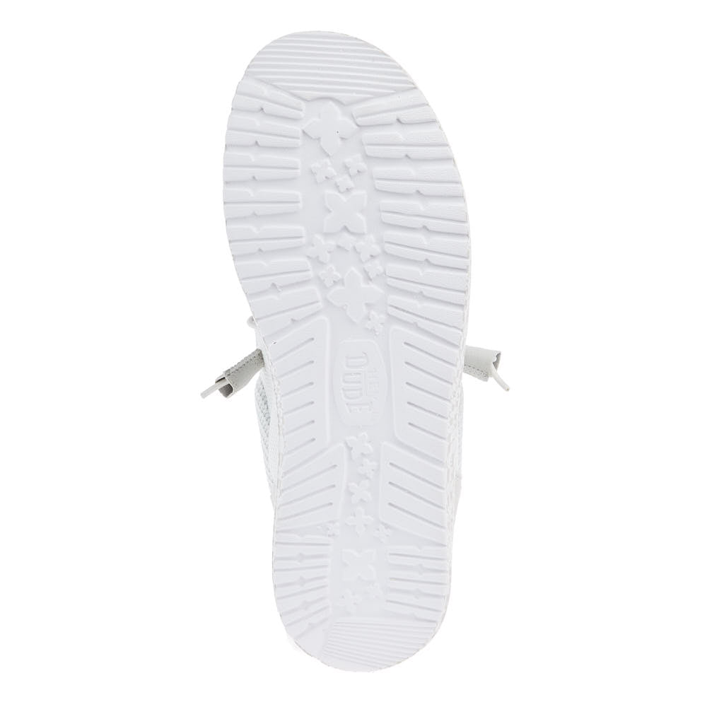 Hey Dude Mens Grey Wally Funk Warped Geo Casual Shoe