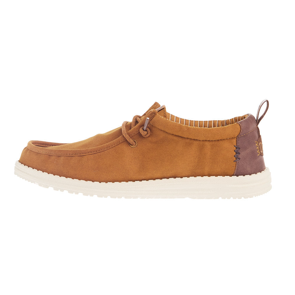 Hey Dude Men's Wally Vintage Classic Spice Brown Casual