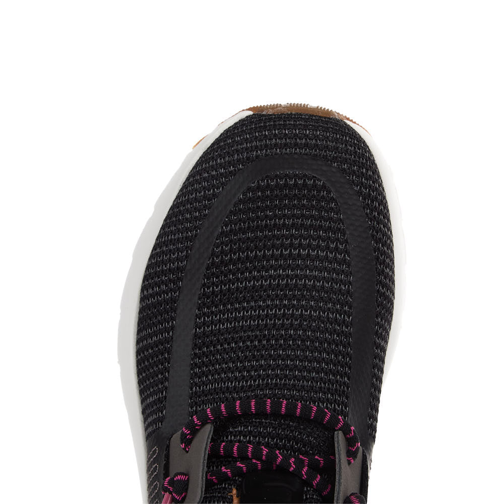 Hey Dude Women's Sirocco Stretch Sox Black Onyx/Pink