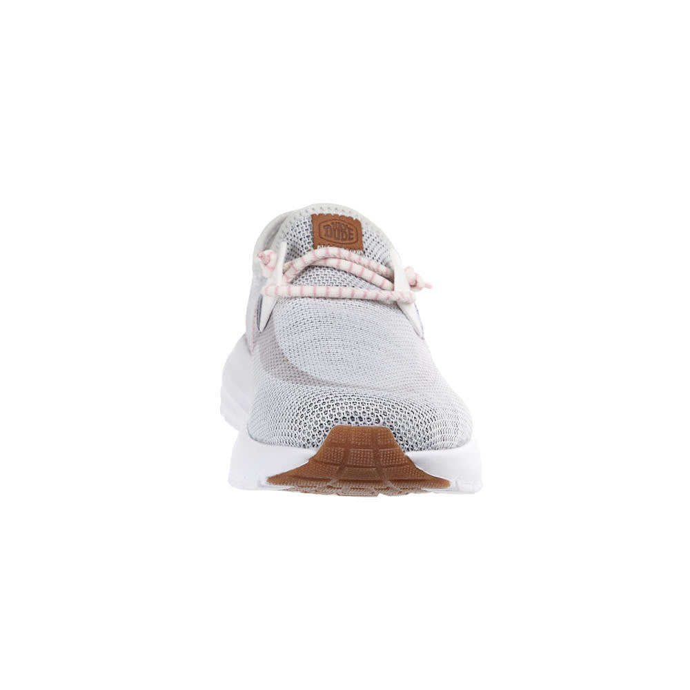 Hey Dude Women's Sirocco Stretch Sox Stone White