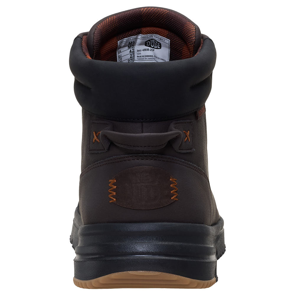 Hey Dude Men's Bradley II Chocolate Lace Up