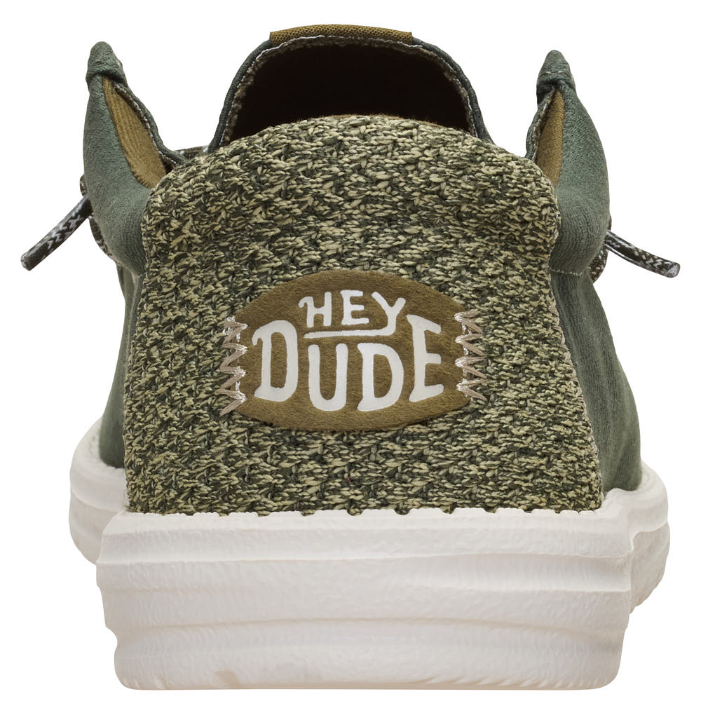 Hey Dude Men's Wally Heathered Knit Deep Depths Casual