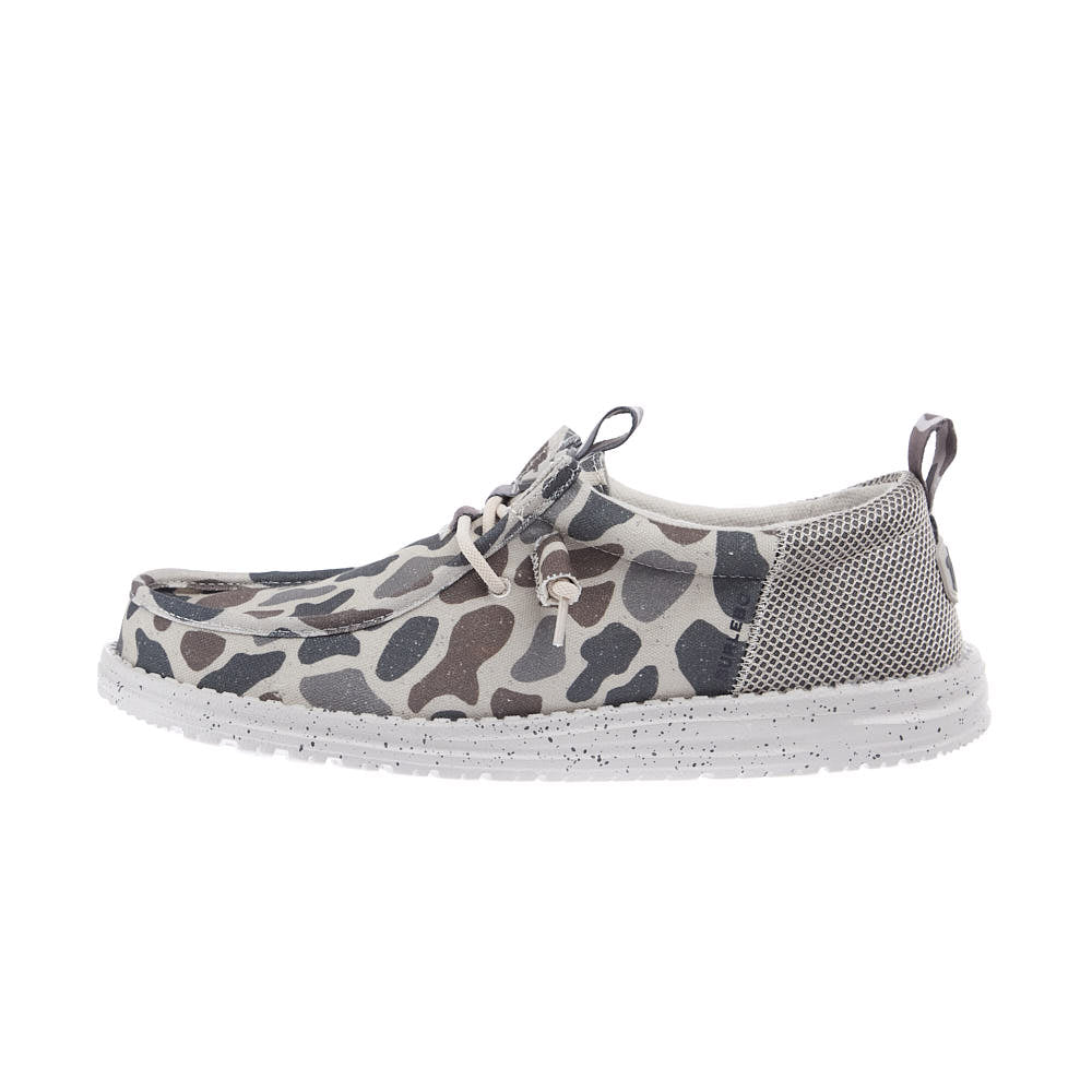 Hey Dude Men's Wally Funk Burlebo Deer Camo Casual