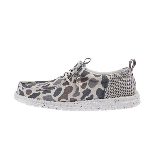 Hey Dude Men's Wally Funk Burlebo Deer Camo Casual