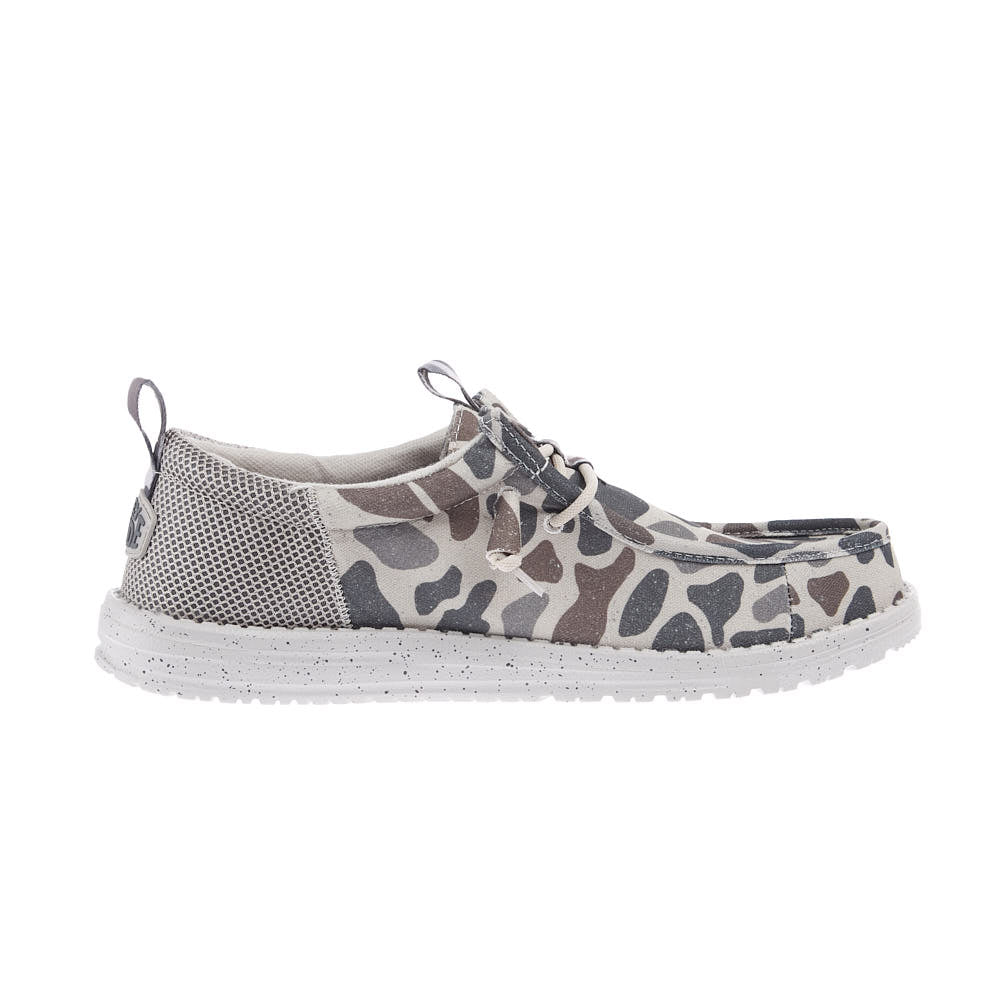 Hey Dude Men's Wally Funk Burlebo Deer Camo Casual