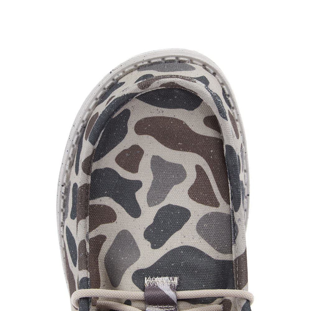 Hey Dude Men's Wally Funk Burlebo Deer Camo Casual