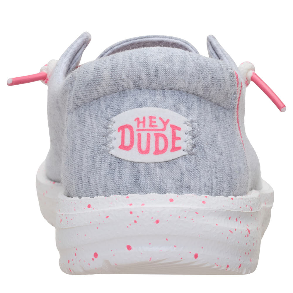 Hey Dude Kid's Wendy Grey Stretch Jersey Varsity